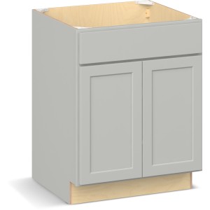 RELIABILT Parkstone II Sink Base, Light Gray, 27" W, 2 Doors, Fully Assembled - 649993 | Lowe's Pro Supply